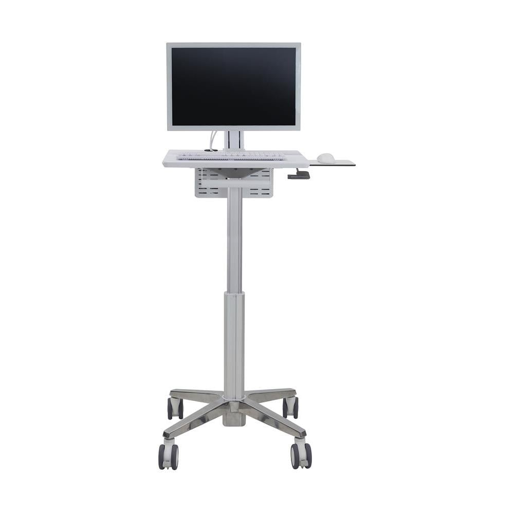 SV10-1300-0 24" Portable flat panel floor stand Bianco base da pavimento per tv a schermo piatto - Foto 1