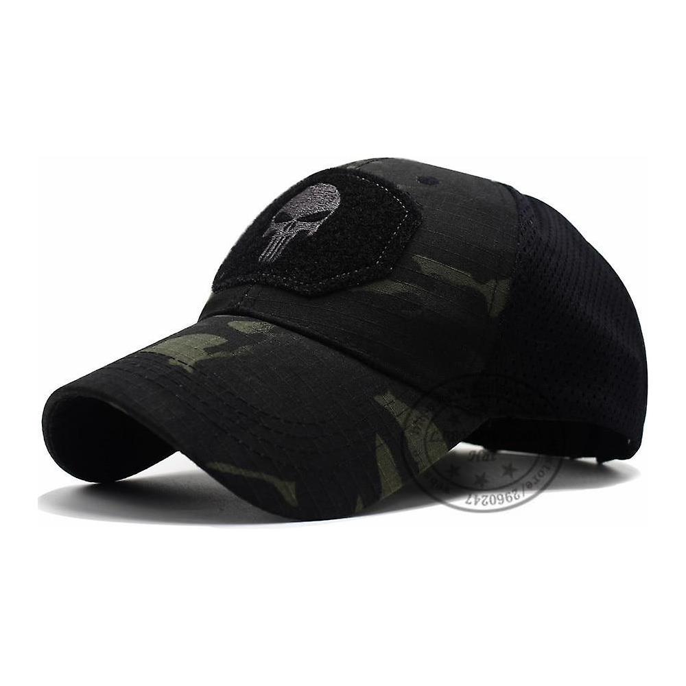 HTN - Baccello Tactico Montaggio Messa Pacinale Bacchetto, Cappello Da Swat Da  Cecchino Di Forza Speciale Cp (skull Camo Nero) - ePRICE