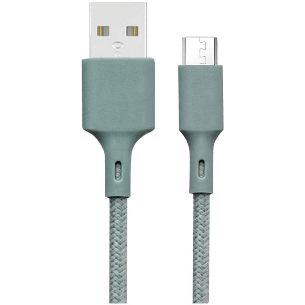 Cavo Riciclabile Da Usb A Micro-usb 2m Potenza 2,1a - Verde - Foto 2