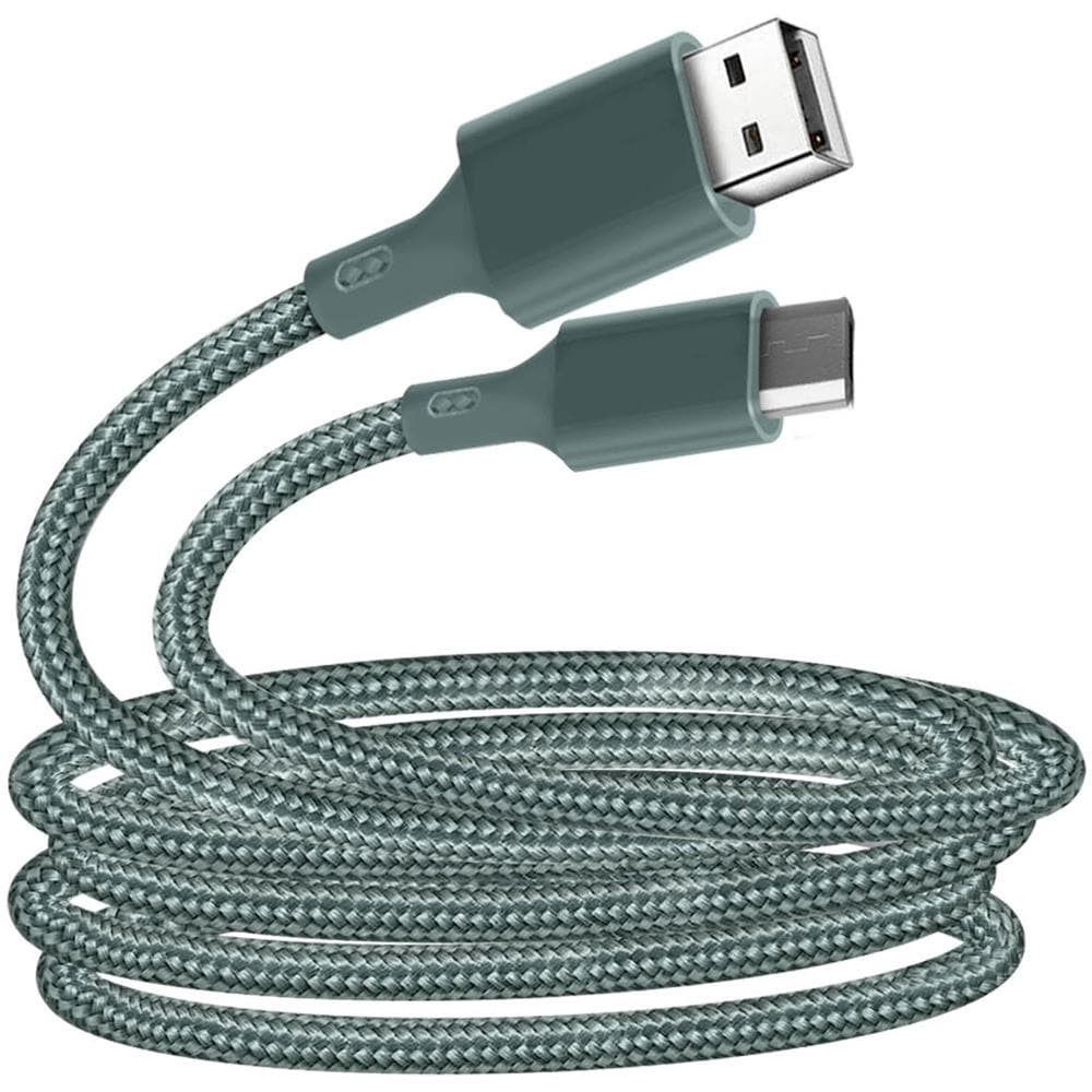 Cavo Riciclabile Da Usb A Micro-usb 2m Potenza 2,1a - Verde - Foto 1