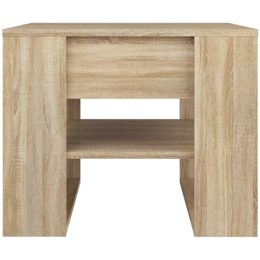 Tavolino Salotto Rovere Sonoma 55,5x55x45 Cm Legno Multistrato - Foto 2