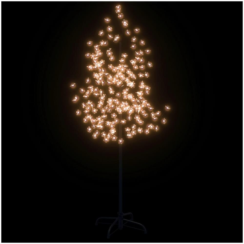 Albero di Ciliegio con 200 LED Bianco Caldo 180 cm - Foto 2