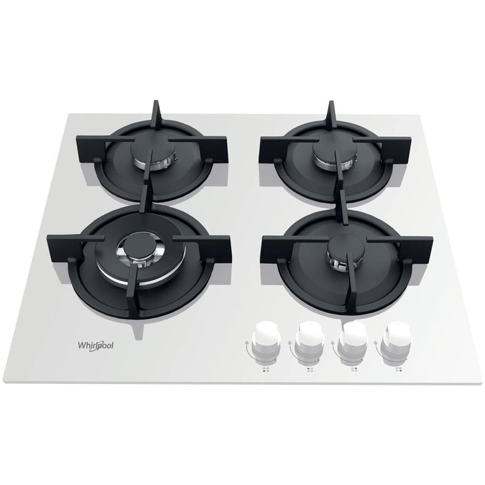 Piano Cottura AKT 625/WH a Gas 4 Zone Cottura da 59 cm Colore Nero - Foto 2