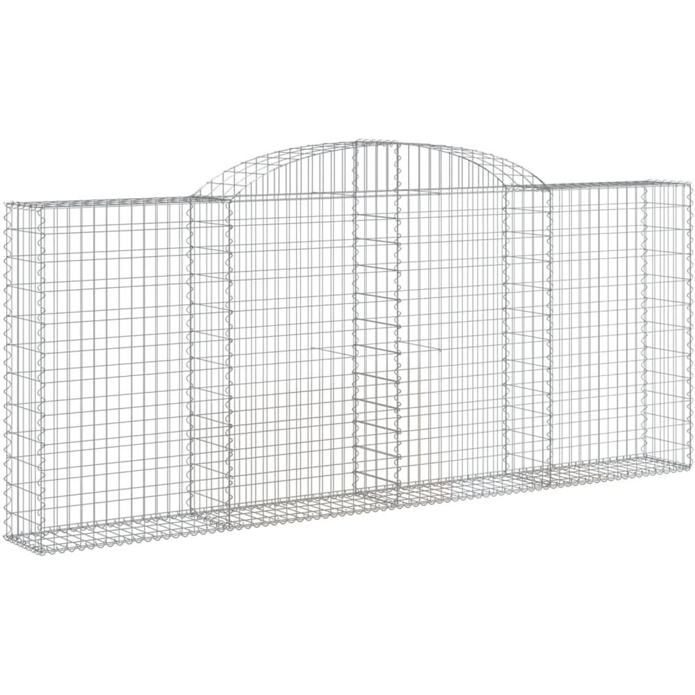 Cesti Gabbioni Ad Arco 17 Pz 300x30x120/140 Cm Ferro Zincato - Foto 3