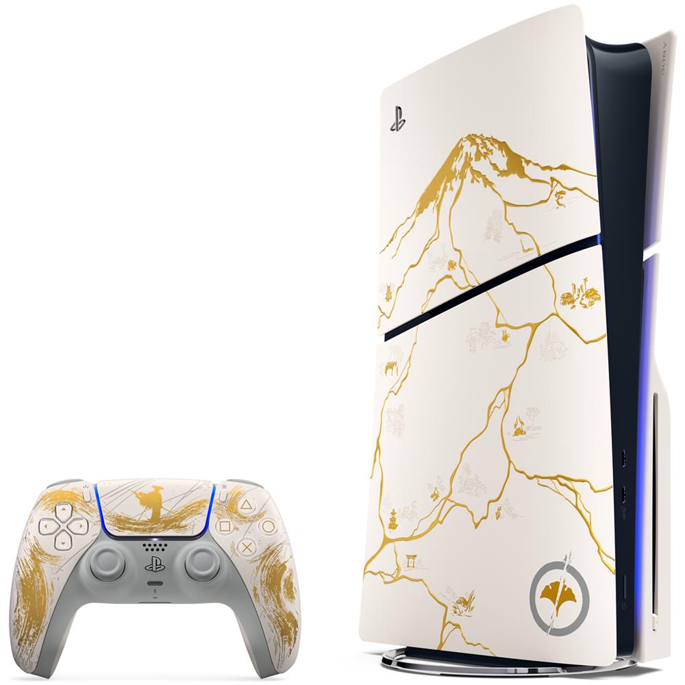 PlayStation 5 - Ghost of Yotei Gold Limited Edition 1 TB Wi-Fi Nero, Bianco - Foto 2