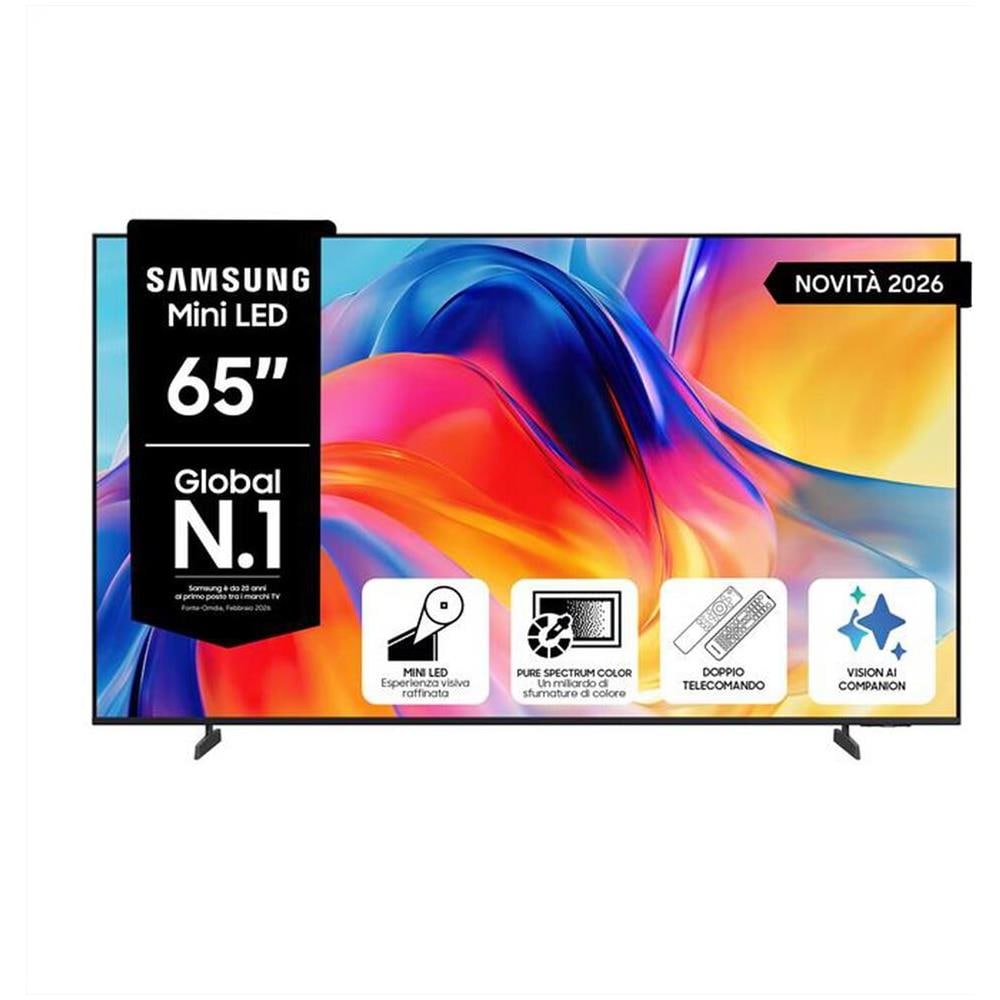 TV Mini LED, SMART TV, 65 ", Mini LED, Processore Mini LED Processor 4K, Titan Black, Classe F - Foto 1