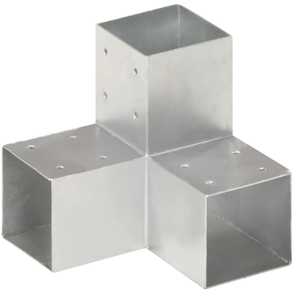 Connettore Per Pali A Forma Di Y In Metallo Zincato 91x91 Mm - Foto 1