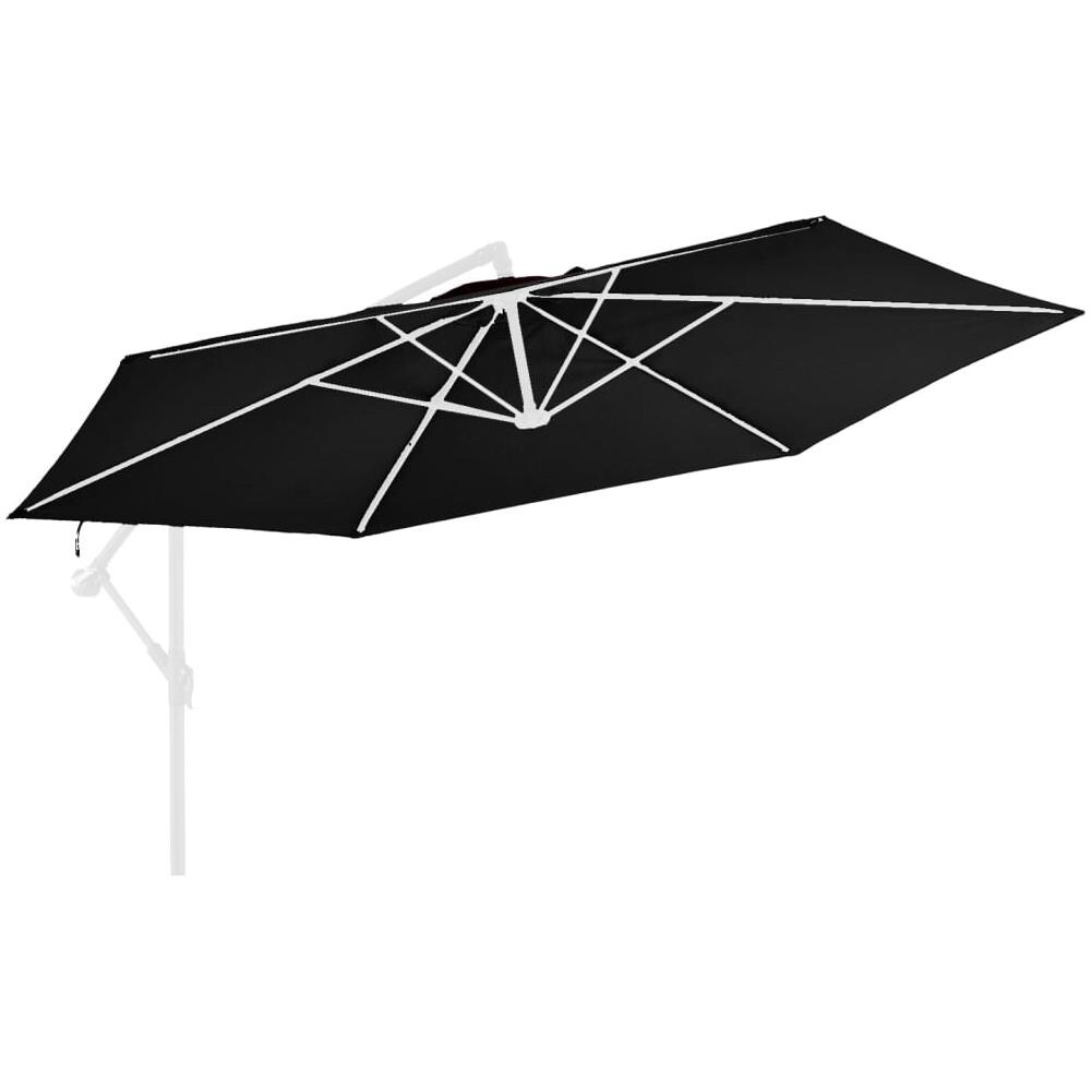 Telo di Ricambio per Ombrellone Nero 350 cm - Foto 3