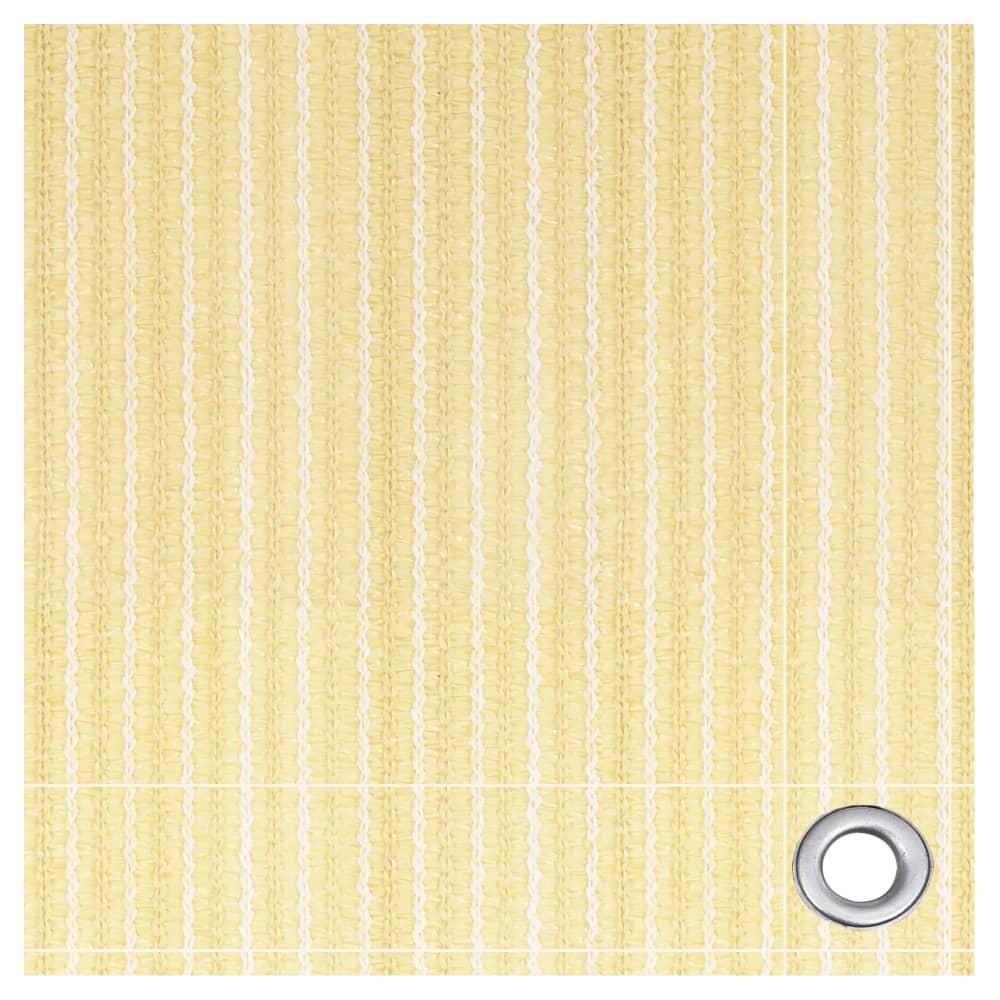 Schermo Frangivista per Balcone Beige 90x500 cm in HDPE - Foto 3