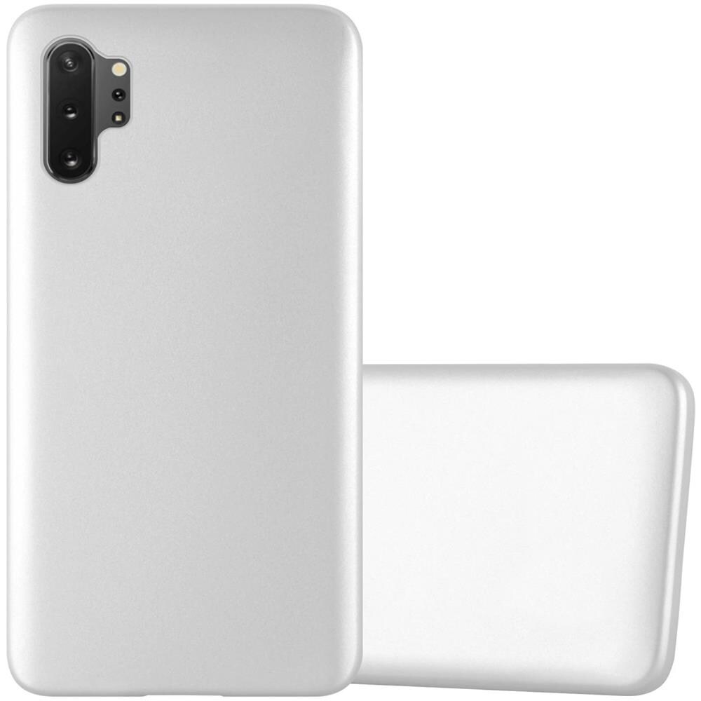 Custodia Compatibile Con Samsung Galaxy Note 10 Plus In Argento Metallico - Coperchio Protettivo In Silicone Tpu Flessibile - Foto 1