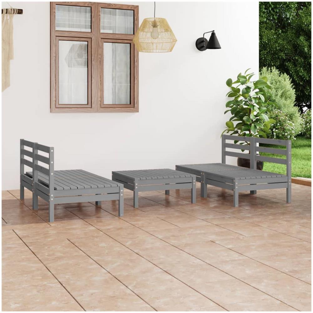 VidaXL Set da Bar da Giardino 5 pz in Legno Massello di Acacia | Leroy Merlin