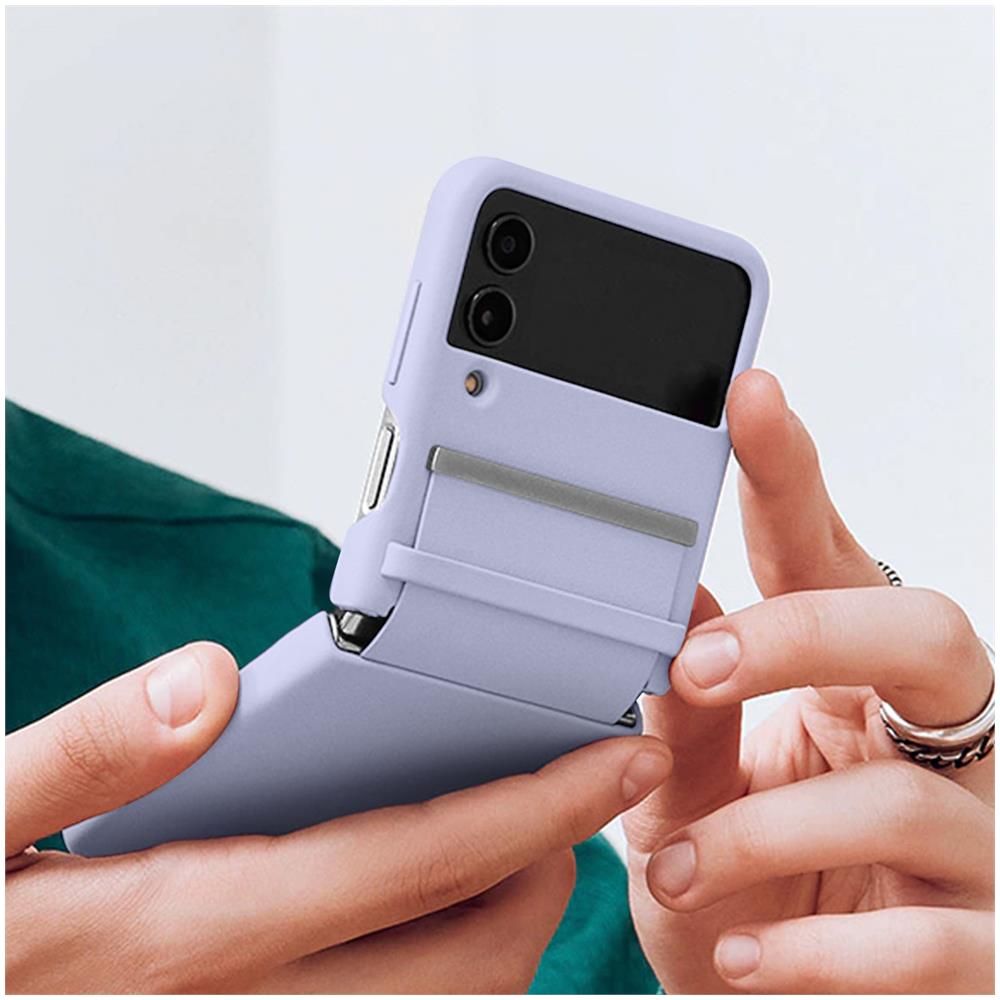 Flap Cover Serenity Ef-vf721llegww Per Galaxy Z Flip4 Sm-f721b Viola - Foto 2