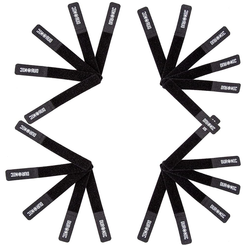 Set 24 Fascette Avvolgicavi Fascette Fermacavo Stringicavo Di Colore Nero - Foto 1