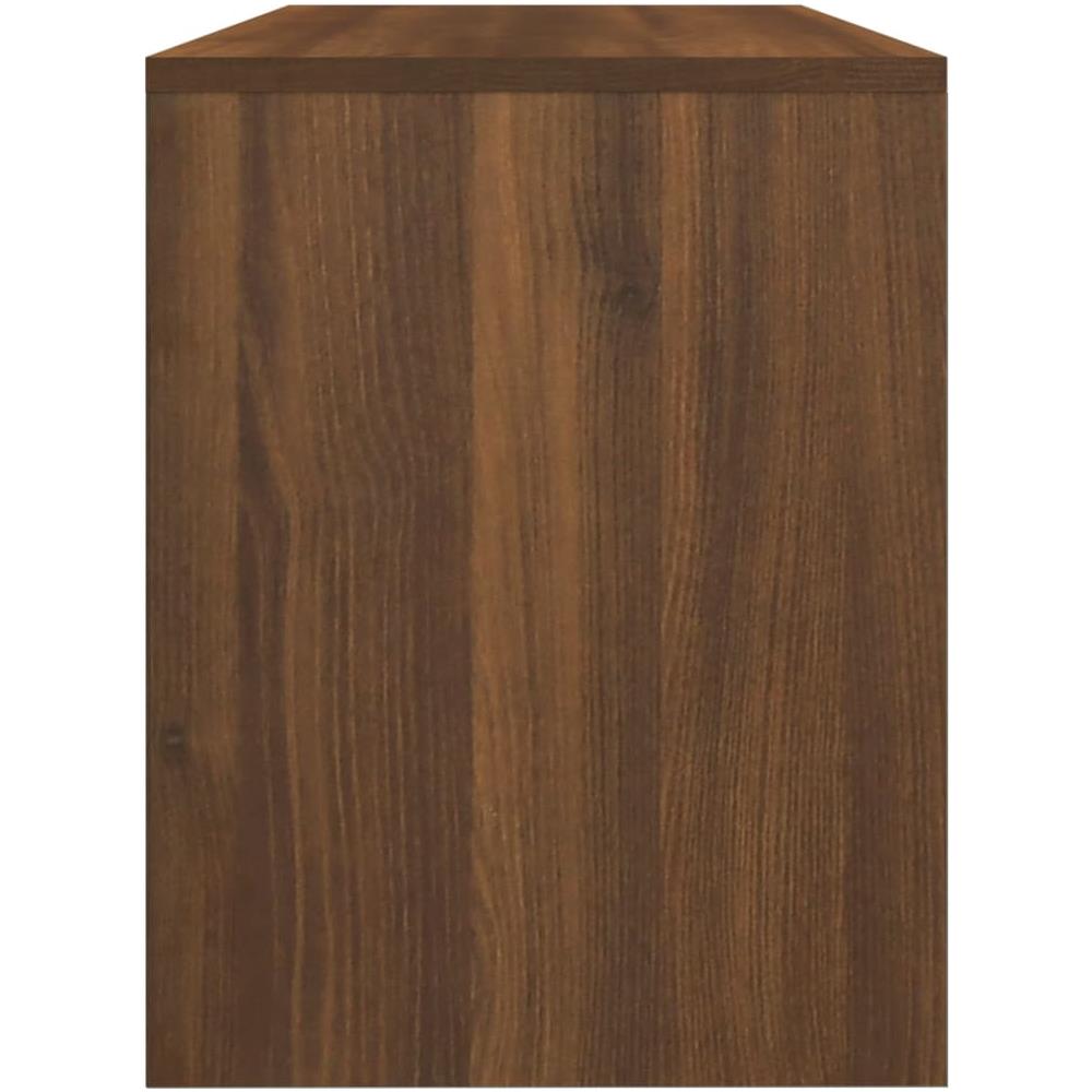 Sgabello Da Toeletta Marrone Fumo 70x35x45 Cm Legno Multistrato - Foto 2