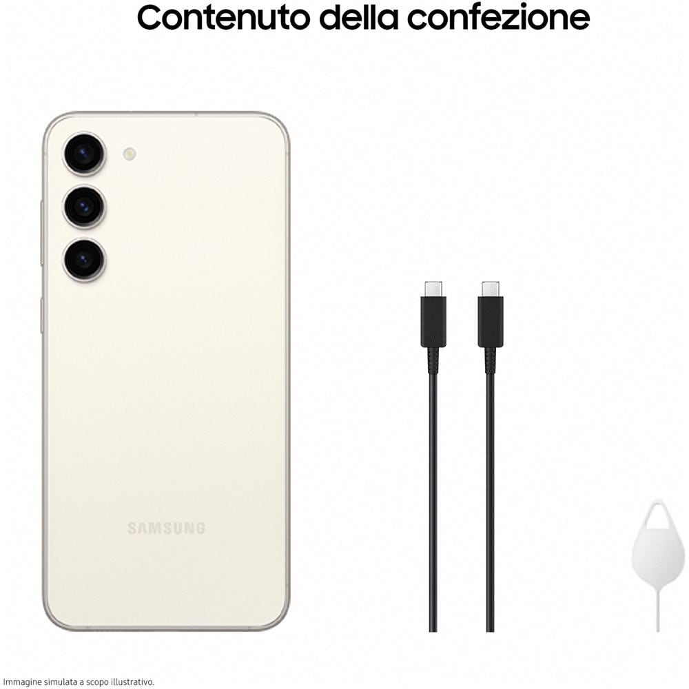 Galaxy S23 Plus 5G 256 GB 5G Dual Sim Display 6.6" AMOLED Slot Nano SD Fotocamera 50 Mpx Android Crema - Foto 5