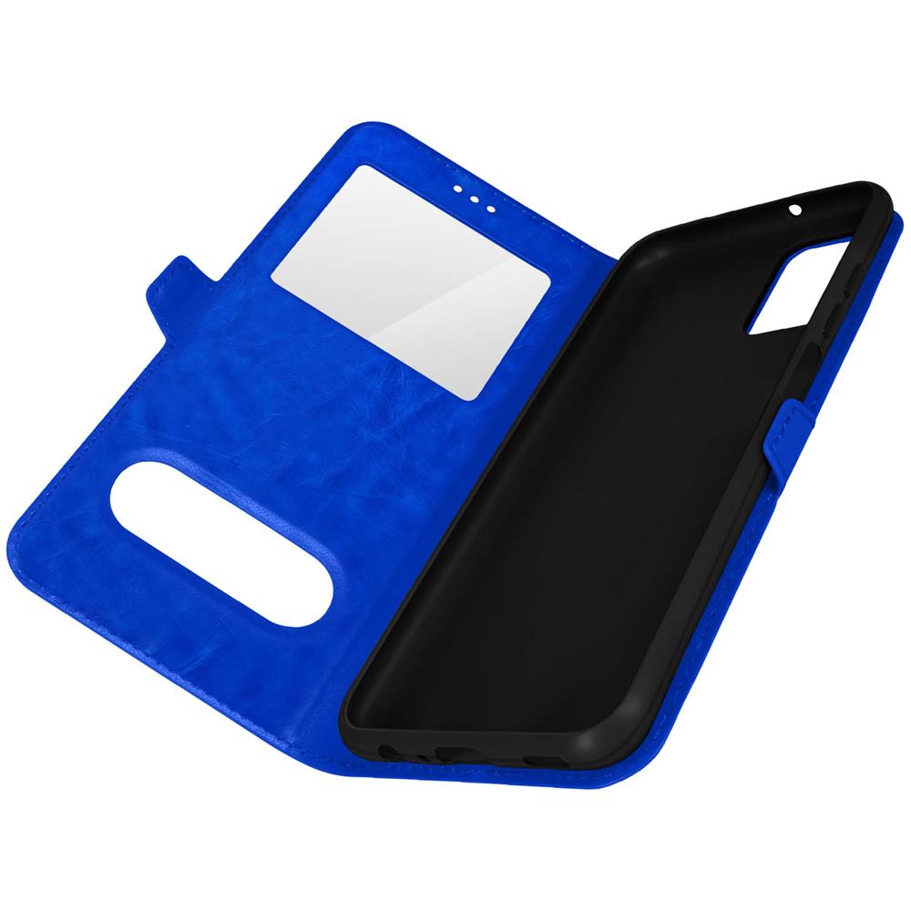 Custodiasamsung Galaxy A13 4g Doppia Finestra Supporto Video Blu - Foto 1