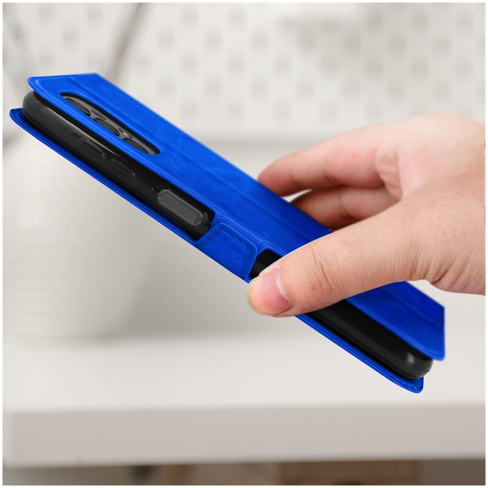 Custodiasamsung Galaxy A13 4g Doppia Finestra Supporto Video Blu - Foto 2