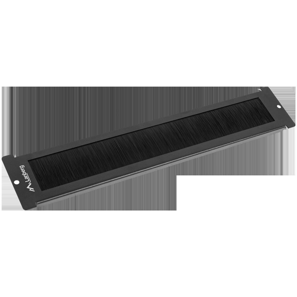 Pannello Passacavi a Soffitto AK-1106-B per Armadio Rack 19" con Spazzola Colore Nero - Foto 2
