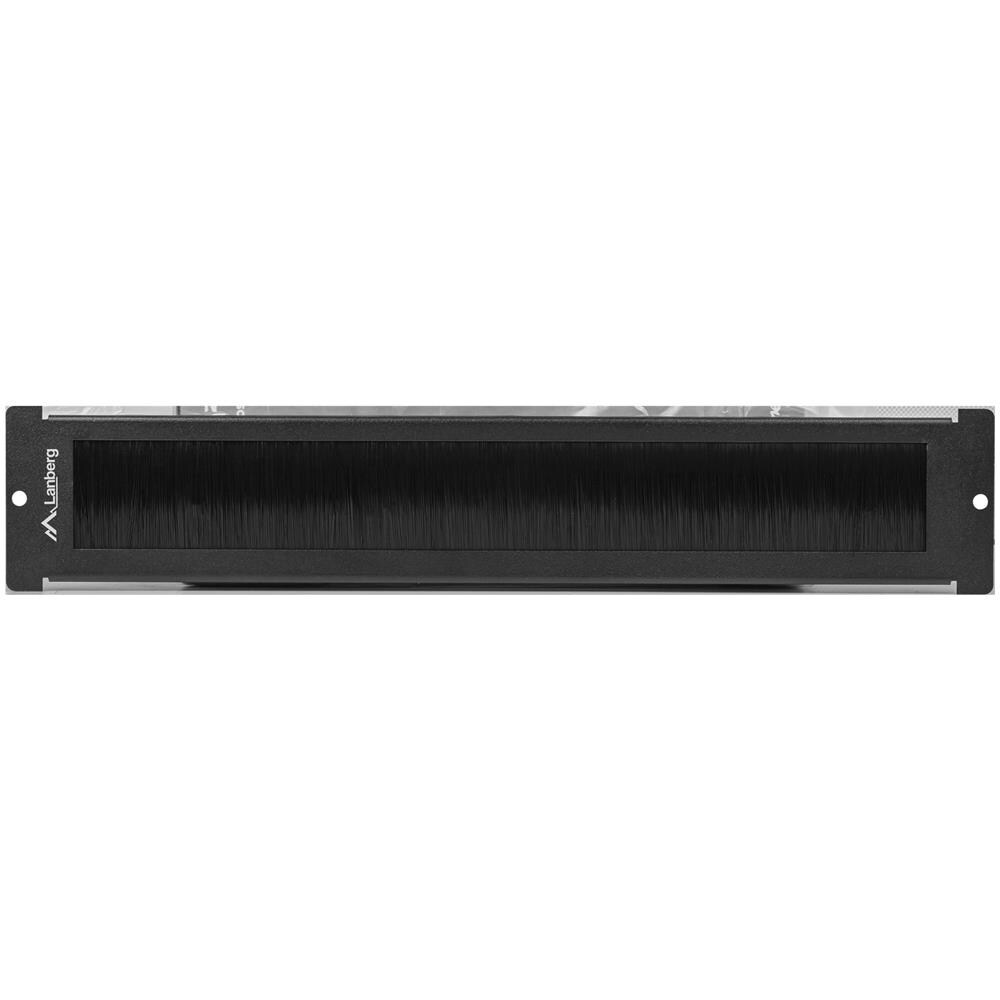 Pannello Passacavi a Soffitto AK-1106-B per Armadio Rack 19" con Spazzola Colore Nero - Foto 3