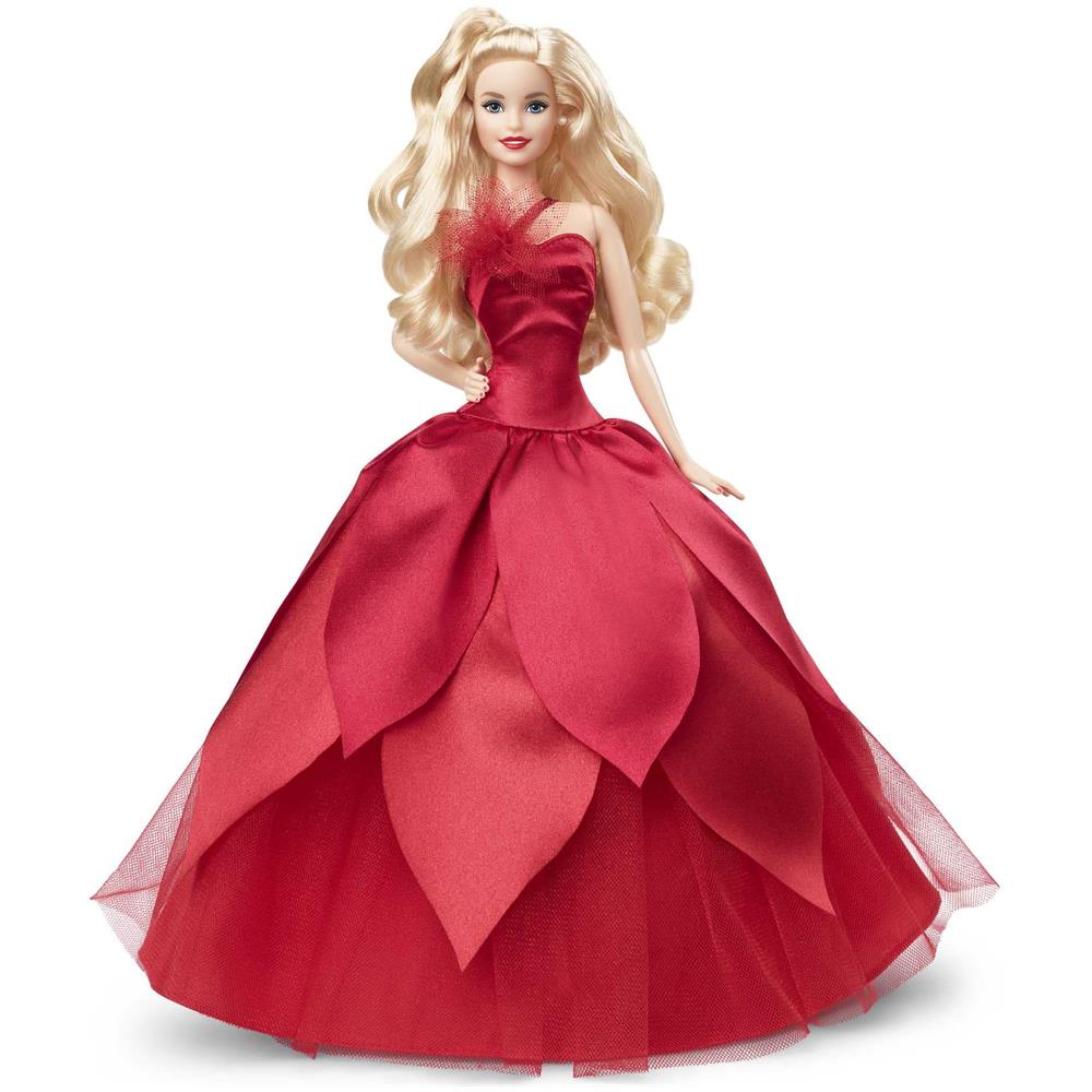 Barbie Signature Bambola Barbie Natalizia 2022 (capelli Biondi), Da 6 Anni In Su, Hby03 - Foto 1