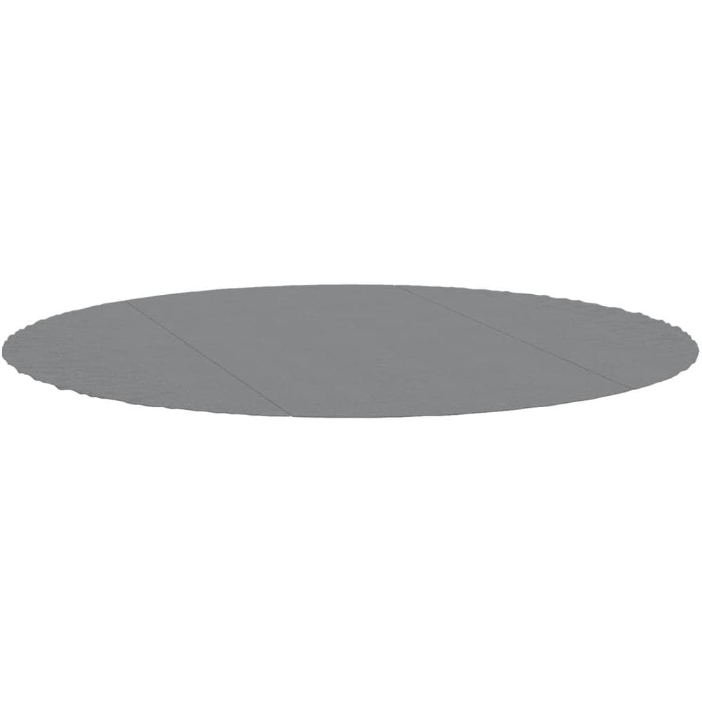 Telo Sotto Piscina Grigio Chiaro 366 Cm Geotessile Poliestere - Foto 3