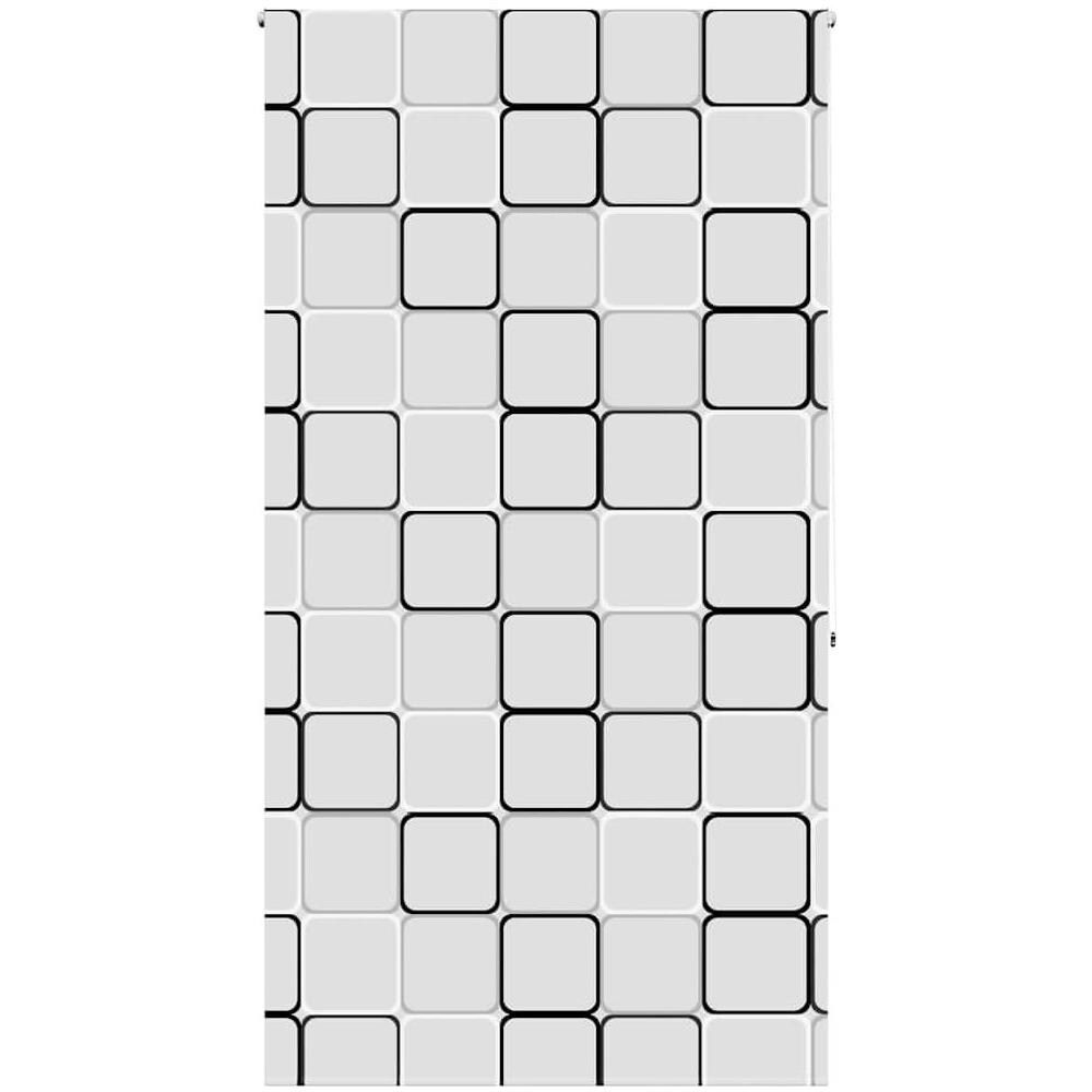 Tenda a Rullo Doccia 130x240 cm Larghezza Tessuto 126 cm - Foto 1