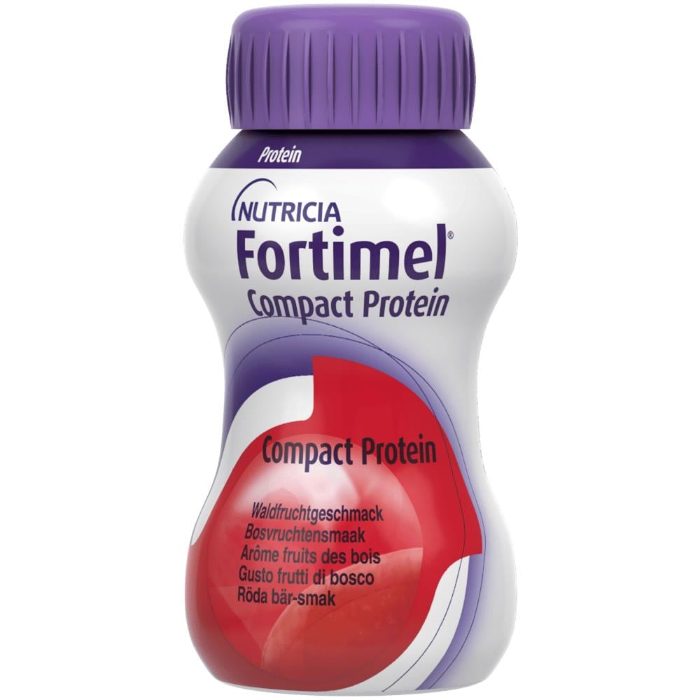 Fortimel Compact Protein Gusto Frutti di Bosco 4 Bottiglie da 125 ml - Foto 1