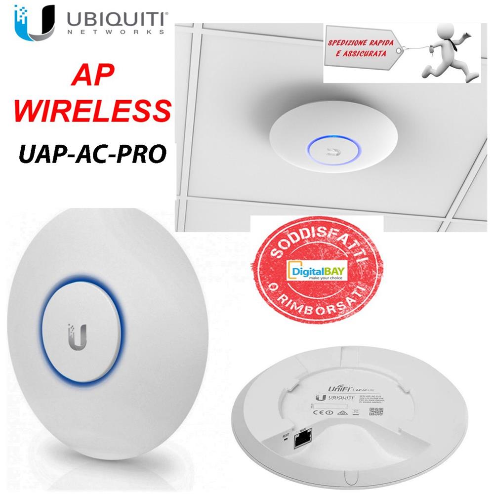 Access Point UAP-AC-PRO 1300Mbit / s Supporto Power over Ethernet (PoE) Bianco WLAN  - Foto 7