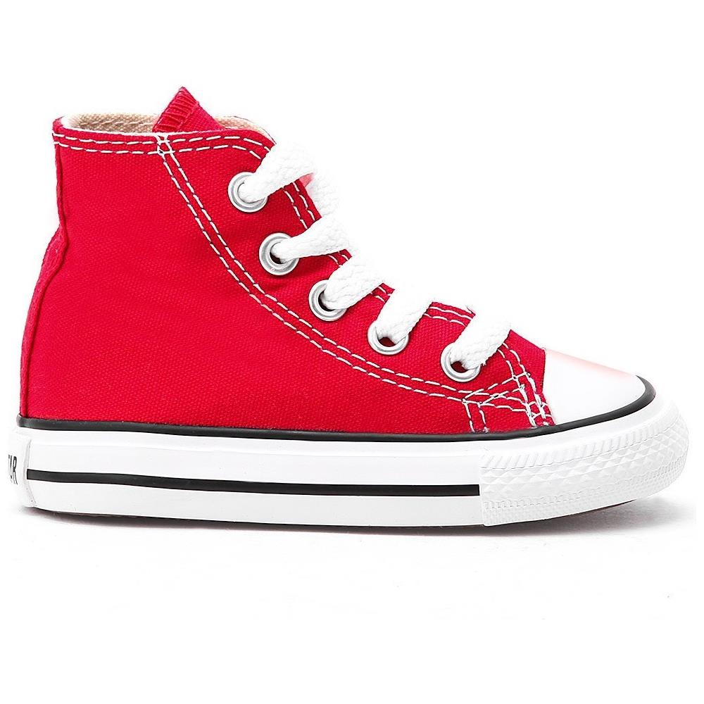 Scarpe Chuck Taylor All Star 7j232 Taglia 24 Colore Rosso - Foto 1