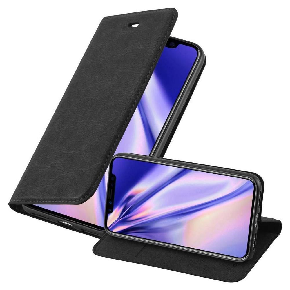 Custodia Compatibile Con Apple Iphone Xs Max In Nero Di Notte - Coperchio Protettiva Con Chiusura Magnetica, Funzione Stand E Tasca Per Le Carte - Foto 1