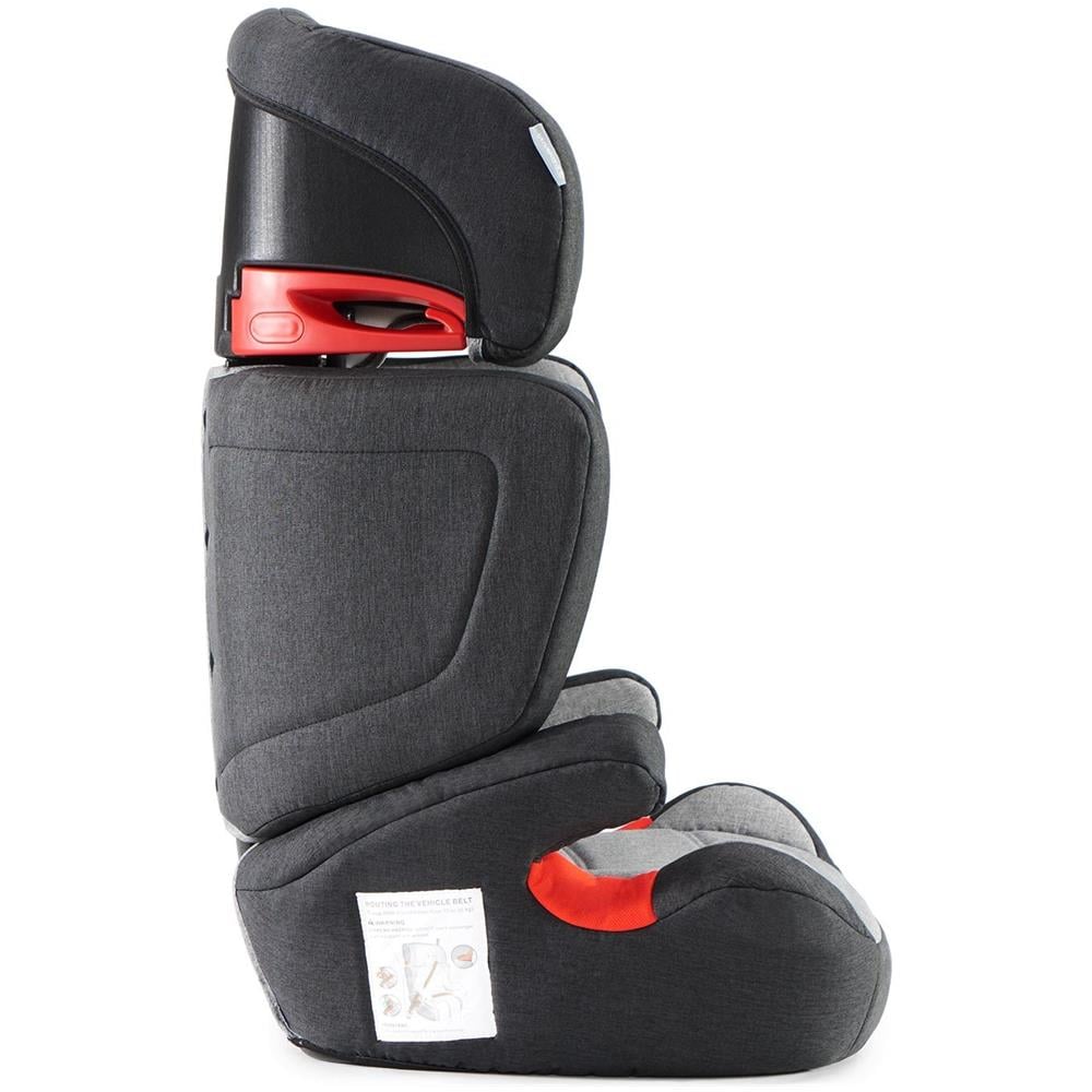 Seggiolino Junior Fix Per Bambini Sistema Isofix 15-36 Kg Nero / grigio - Foto 3