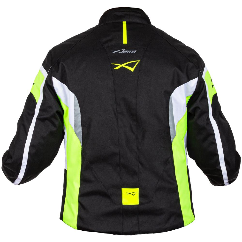 Giacca Moto Donna Lady Impermeabile 4 Stagioni Scooter Custom Sport Fluo M - Foto 3