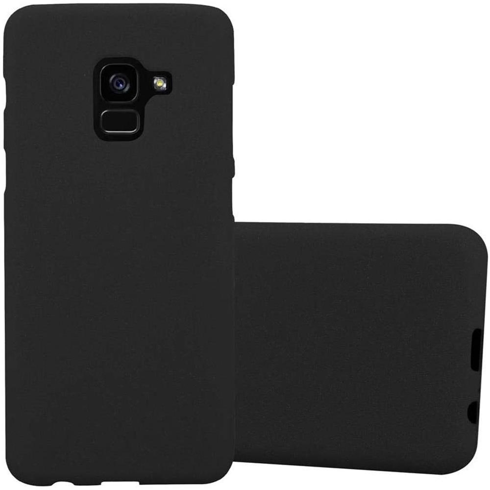 Custodia Compatibile Con Samsung Galaxy A8 2018 In Frost Nero - Coperchio Protettivo In Silicone Tpu Flessibile - Foto 1