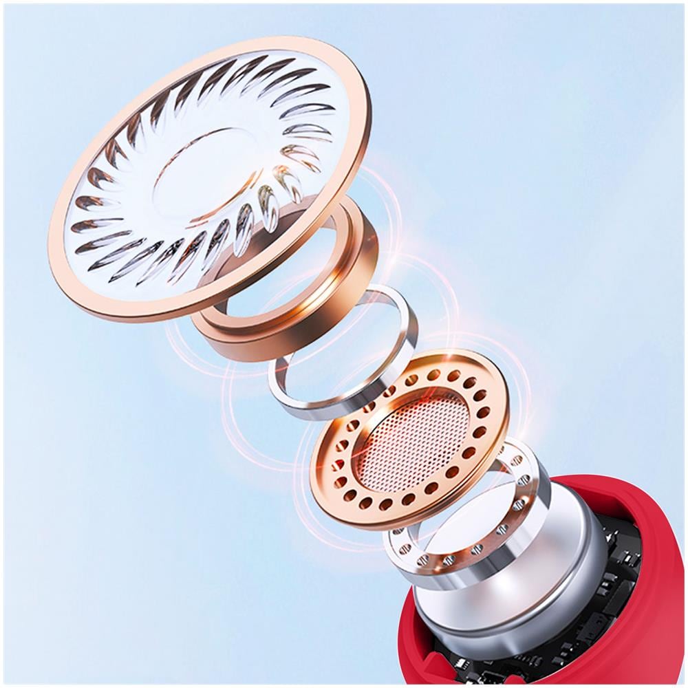 Auricolari True Wireless True Talk, Rosso - Foto 5