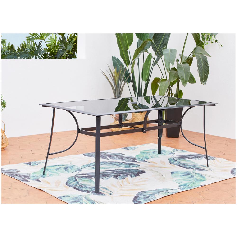 Set Tavolo Da Giardino E 10 Sedie In Alluminio Rimini - Foto 2