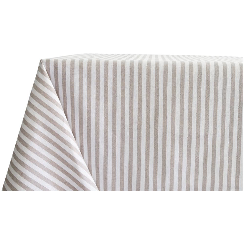 Tovaglia Per Salotto Cucina In Miros Misto Cotone Made In Italy Bastoncino Rp 140x140 Beige - Foto 1