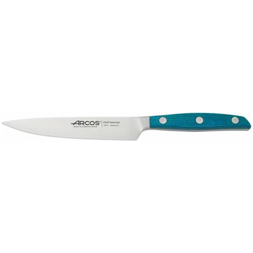 Coltello Brooklyn Green - Piccolo Coltello, Lama Robusta, Bordo Liscio E Punta Stabile. Pulisce, Sbuccia E Taglia Piccoli Frutti E Verdure. - Foto 1