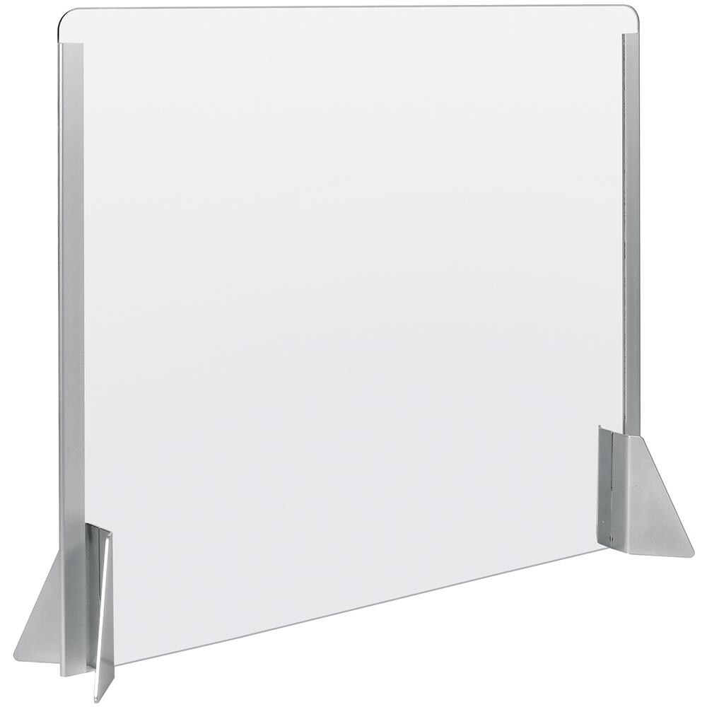 Schermo Protettivo Parafiato Senza Feritoia Per Banconi E Scrivanie - 660x560 Mm - Foto 1
