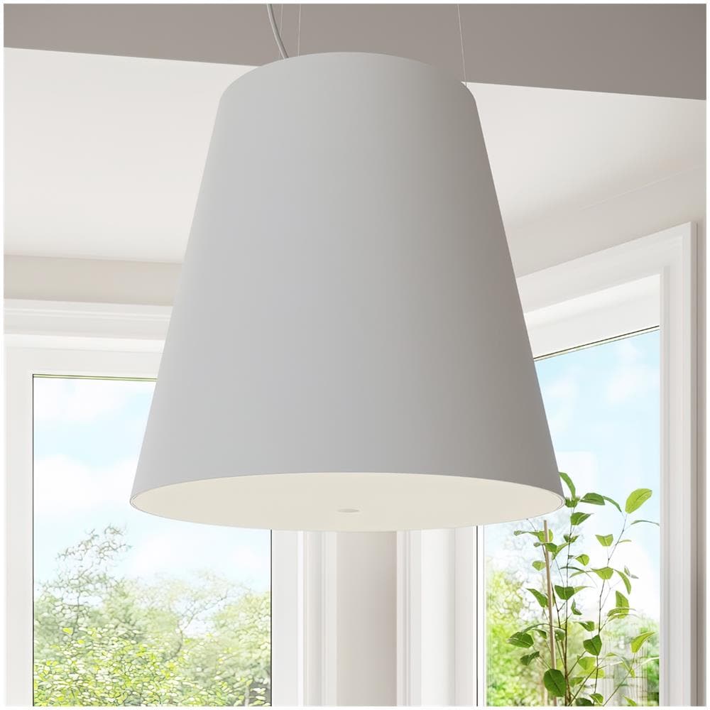 Lampadario Geneve 50 Bianco Sl. 0735 - Moderno Lampadario Bianco 140x50x50 Cm - Foto 1
