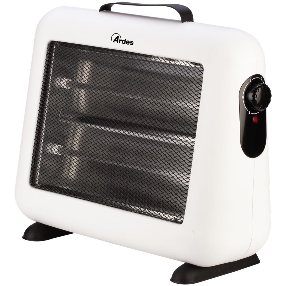 Riscaldatore Elettrico al Quarzo AR444 con 2 Livelli Potenza 800 W Adatto per Stanze 25 m³ Colore  Bianco  - Foto 1