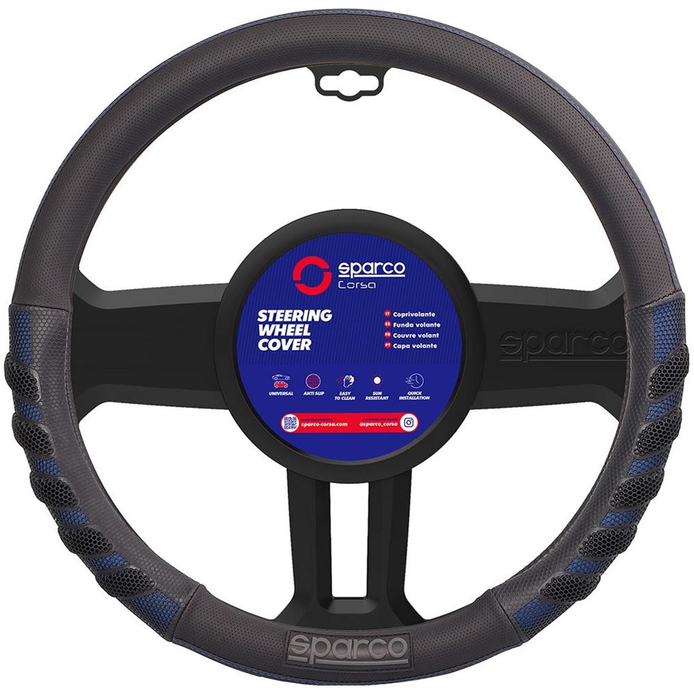 Coprivolante Sps101 Auto Universale Blu E Nero Anti Dissolvenza - Foto 1