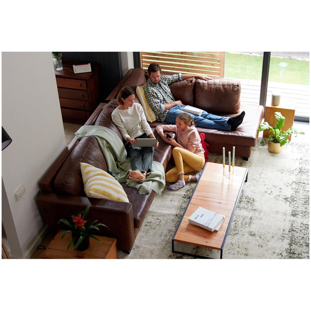 FRITZ!Box 6660 Cable router wireless Gigabit Ethernet Dual-band (2.4 GHz / 5 GHz) Bianco - Foto 4