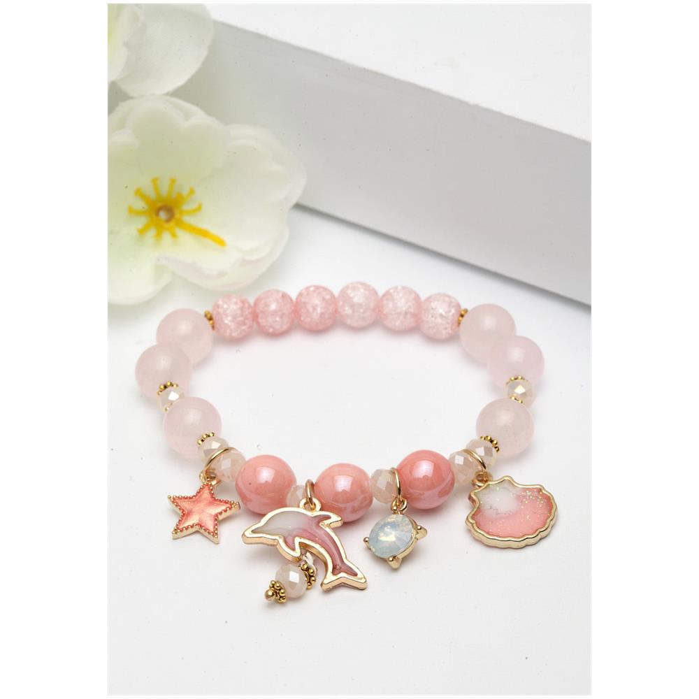 Bracciali di Perle Colorati con Charm - Foto 2