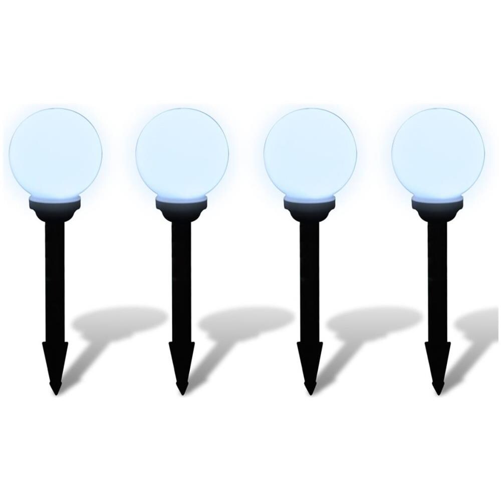 Lampione Solare A Led Da Giardino 15cm 4pz Con Picchetto - Foto 2