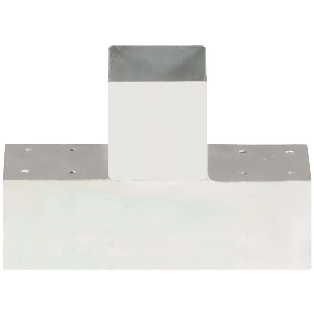 Connettore Per Pali A Forma Di T In Metallo Zincato 91x91 Mm - Foto 2