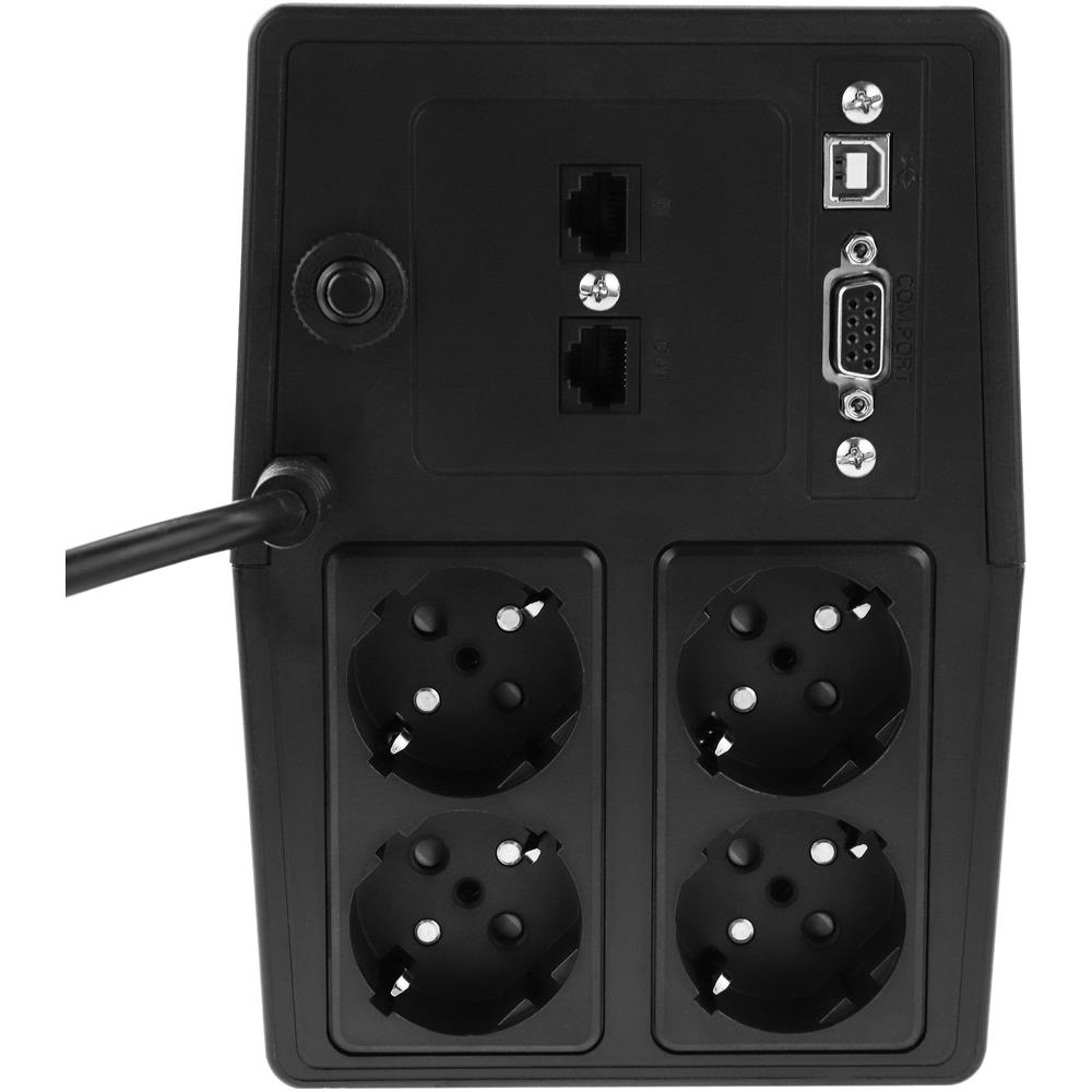 UPS linea interattiva Supra 1100VA 600W con 4 schuko - Foto 7