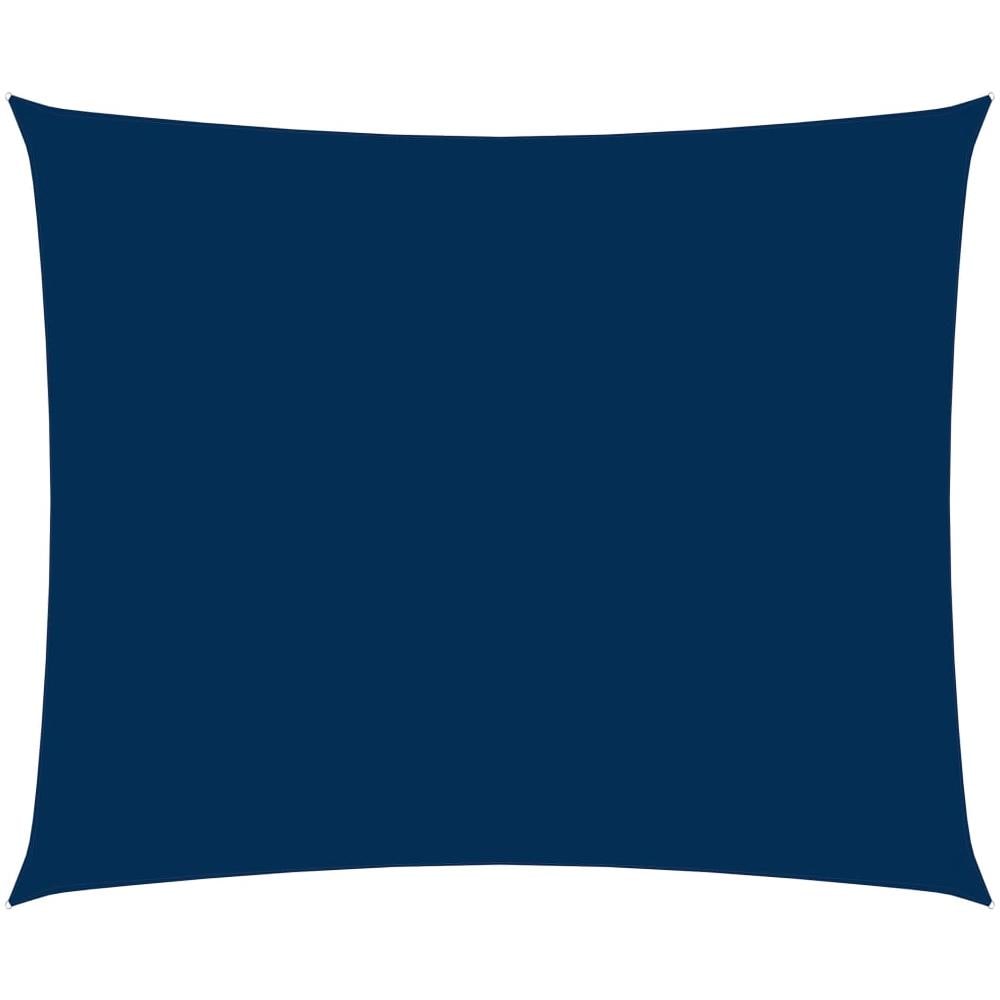 Parasole a Vela Oxford Rettangolare 3x4 m Blu - Foto 1