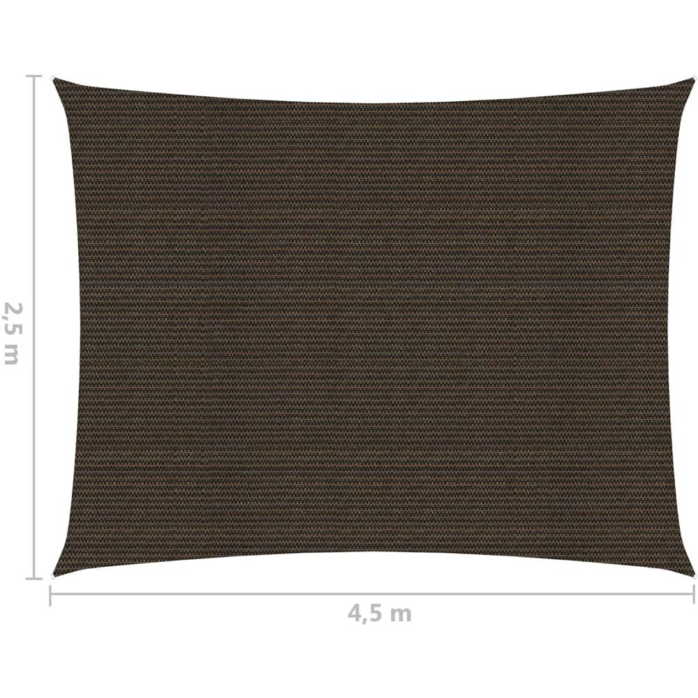 Vela Parasole 160 G / m Marrone 2,5x4,5 M In Hdpe - Foto 6