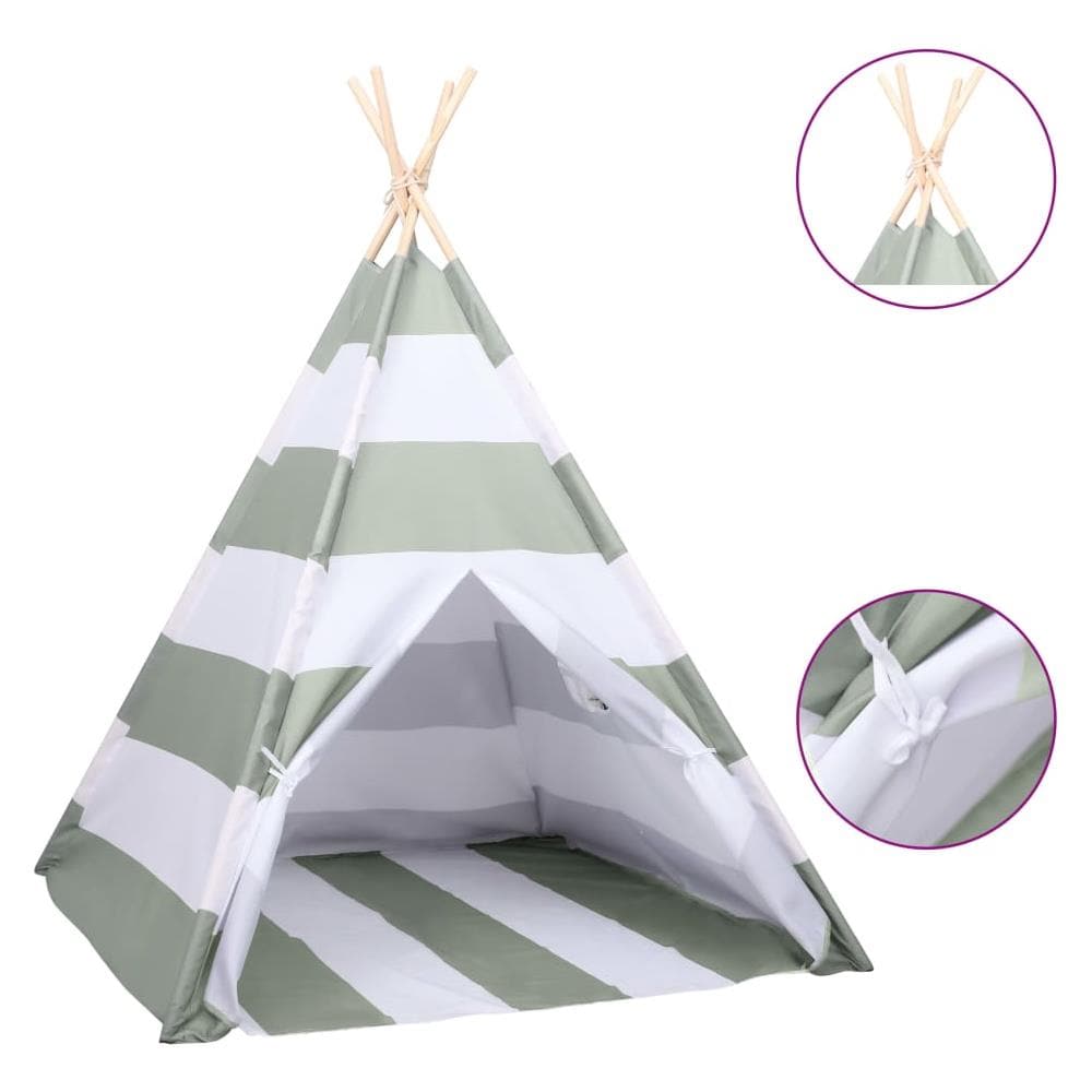 Tenda Tipi per Bambini con Borsa Rosa Microfibra 120x120x150cm - Foto 2