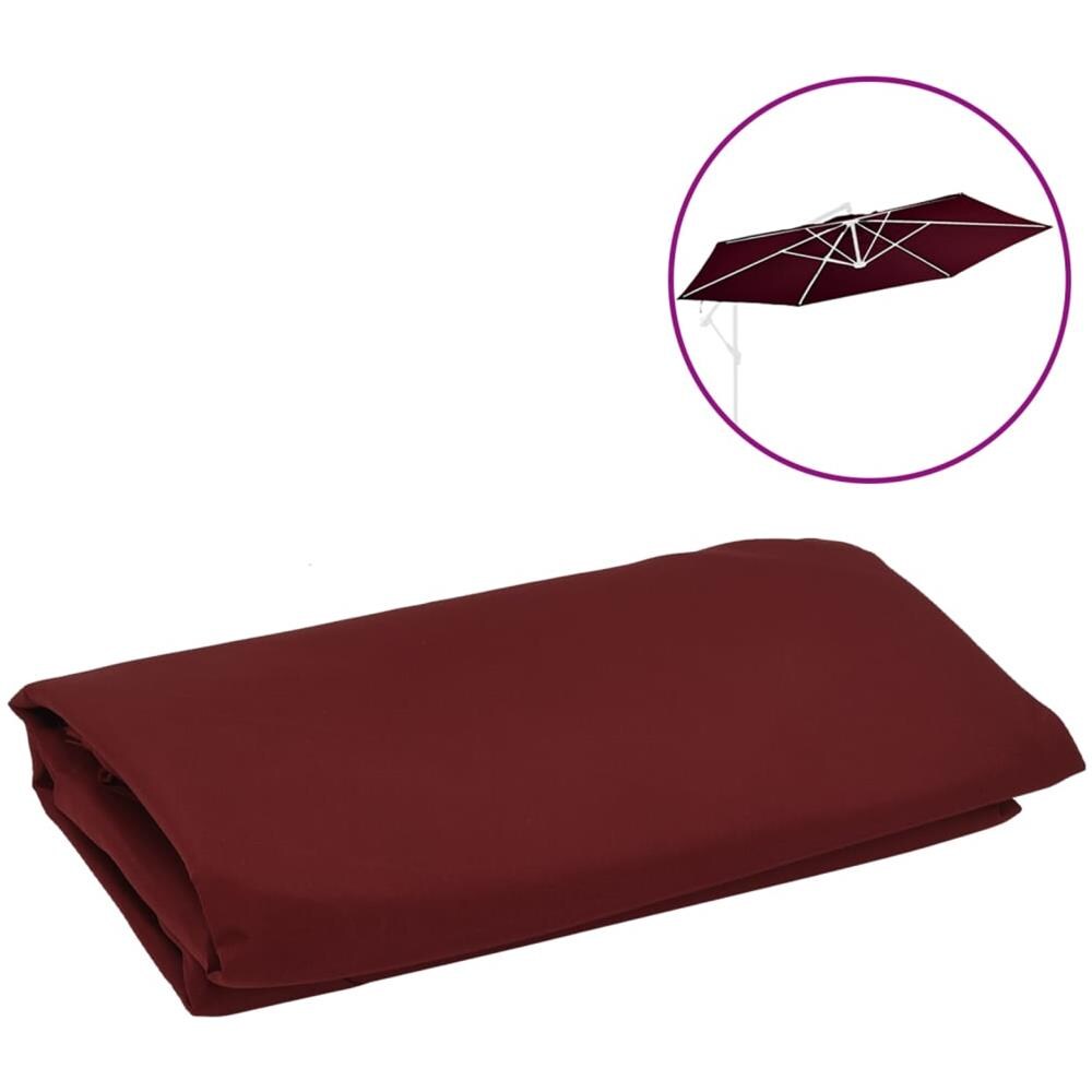 Telo di Ricambio per Ombrellone Bordeaux 350 cm - Foto 1